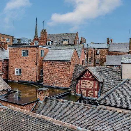 Pass The Keys 5C Charming Town Centre Apartment With Roof Top Views Shrewsbury Esterno foto