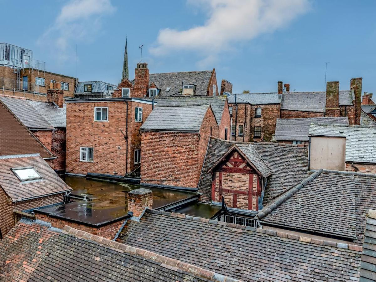 Pass The Keys 5C Charming Town Centre Apartment With Roof Top Views Shrewsbury Esterno foto